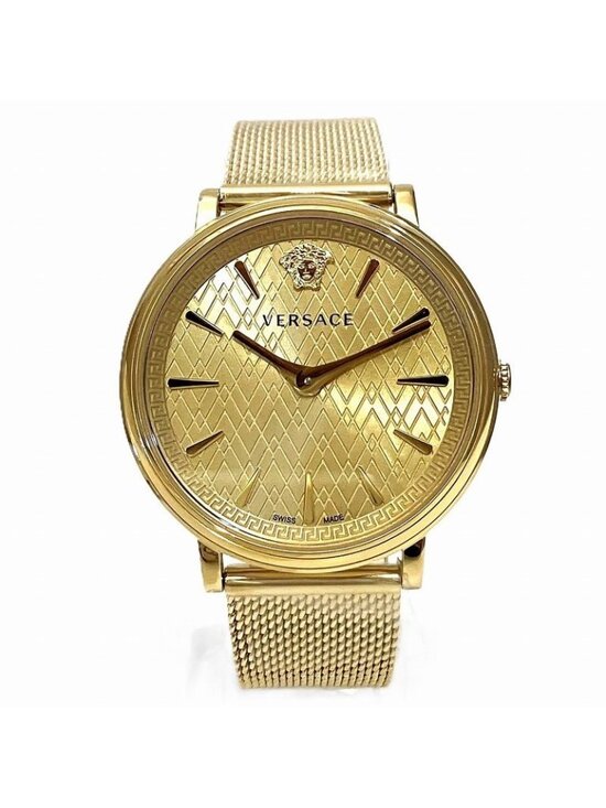 Versace Watch SS Quartz Gold Dial main image 5